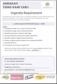 Maybe you would like to learn more about one of these? Lowongan Pt Nutrifood Indonesia Fakultas Teknobiologi