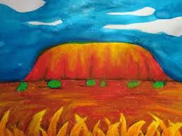 Once Upon An Art Room Ayers Rock Australian Art Australian Art For Kids Art