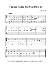 If You Re Happy And You Know It Piano Sheet Music For Beginners Easy Sheet Music Piano Sheet Music Piano Sheet Music Beginners