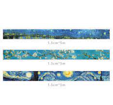 Van Gogh Washi Tape Set Washi Tape Set Washi Tape Kawaii Pens
