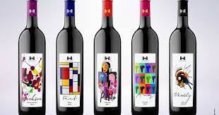 wine labels inspired by famous artists wine label design packaging design inspiration wine bottle lables