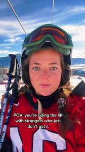 Chair Lift Ski Head Bob