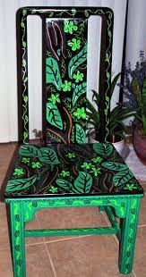 Image Result For Chairs With Painted Flowers And Vines Painted Chairs Hand Painted Chairs Painted Furniture