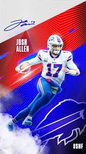 Official Snf Josh Allen Phone Wallpaper Buffalobills Buffalo Bills Football Bills Football Buffalo Bills