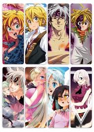 People have heard of and can recall the seven deadly sins isn t it awesome? 8pcs Set Anime Pvc Bookmark Of The Seven Deadly Sins Meliodas For Cosplay Diy Accessories Or Collection Aliexpress