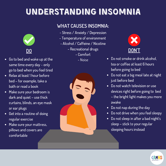 UNDERSTANDING INSOMNIA ? - CAMHS Professionals