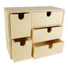 Meuble tv en bois massif 2 tiroirs 2 portes styl. Meuble Rangement Bois 5 Tiroirs 22 X 9 X 18 Cm Megacrea Couleur Cdiscount Maison