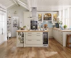 This Kitchen Island Even Has A Wine Cooler What More Could You Want The Tewkesbury Range Is Part Of The Kitchen Design Howdens Kitchens Shaker Style Kitchens