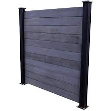 Brise Vent Brise Vue Ou Depart De Cloture De Jardin Palissade Exterieur En Composite Occultant Clostra Formant Un En 2020 Brise Vue Brise Vent Cloture Jardin Pas Cher