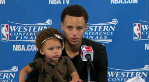 Stephen curry is renowned for his talent on the basketball court, but it was his eldest daughter who stole the show at the golden state warriors' game on saturday. Watch Steph Curry S Daughter Takes Over Press Conference
