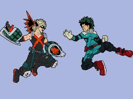 Bakudekuchako is the poly ship between katsuki bakugou, izuku midoriya and ochako uraraka from the my hero academia fandom. Artstation Deku Vs Bakugou Thiago Portela
