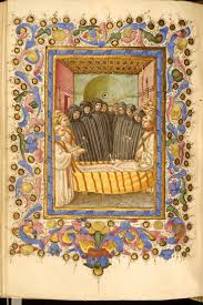 Office Of The Dead In The Adimari Hours An Italian Manuscript Medieval Art Medieval Manuscript Medieval
