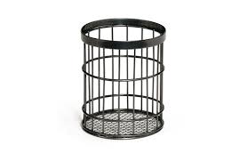 Organize lotions in your bathroom, containers in your pantry, office supplies, wor crafted of sturdy steel wire in a black finish, this basket strikes a rectangular silhouette with rounded corners, trellis sides, and a grated base. 4 5 Dia Round Wire Basket 5 5 Tall G E T Enterprises