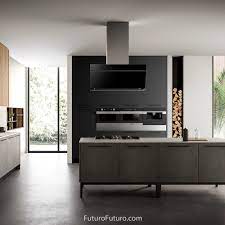 Therefore, some basic kitchen elements to consider adding to the island to give it a more interesting look can include the exhaust hood, oven, electric outlets and switches, shelves and storage. Futuro Futuro 36 Gullwing Black Island Range Hood