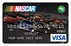 100+ brands & retailers · add photo or logo · plastic & electronic Green Dot Nascar Reloadable Prepaid Visa Card Amazon Com Credit Cards