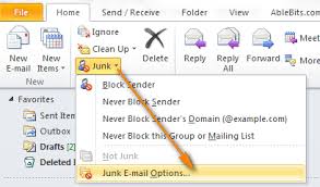 Select the contact you want to block. How To Stop Spam By Configuring Outlook Junk E Mail Filter Properly