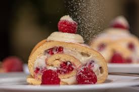 Lagerung und transport bei max. Pfirsich Melba Biskuitroulade Kuchenfreundin Isi