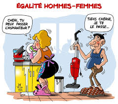 En français, la règle grammaticale est que le masculin l'emporte lorsqu'il y a des. Egalite Hommes Femmes Couple Aspirateur Humour Heconomist