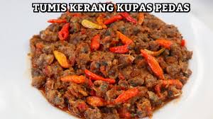Resep kerang saus padang 500 gr kerang hijau kupas yg sudah dibersihkan 1 ruas jahe memarkan bumbu halus 3 siung. Resep Tumis Kerang Kupas Pedas Mantab Bikin Gagal Diet Youtube