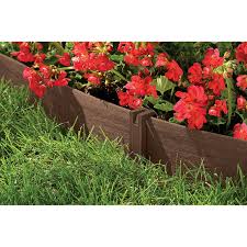 Maybe you would like to learn more about one of these? Suncast Reg Ce20 Eco Edge Decorative Lawn Edging Natural Wood Grain Texture Walmart Com Walmart Com