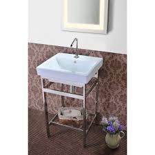 Maybe you would like to learn more about one of these? New South Beach Stainless Steel Open Console Vanity Overstock 17977334