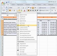 To remove cell borders, click the arrow next to borders, and then click no border. How To Add Cell Borders In Excel 2007 Dummies