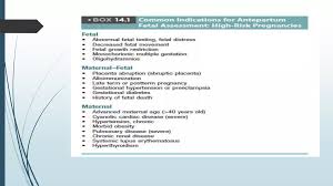 Image result for Fetal Testing Indications