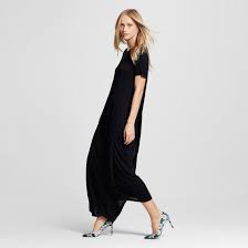 The Hardest Working Piece In Your Seasonal Wardrobe The T Shirt Maxi Dress Who What Wear Amp 153 It Womens Maxi Dresses Black Maxi Dress Style Maxi Dress