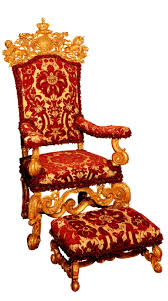 Chair Of State And Footstool Used At The Coronation Of Queen Anne Thomas Roberts London 1702 Marquess Of Salisbury Hatfield H Century Queen Anne Seating