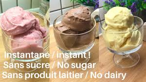 Sa douceur à la fois fraîche et onctueuse peut se marier à une infinité d'ingrédients. Glace Sans Sucre En 1min Instantanee Sans Creme Instant Ice Cream 1min No Sugar No Dairy Youtube
