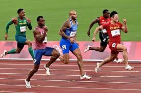 Men's 100m sprint final, tokyo olympics 2021: 883xhwkpzyun3m