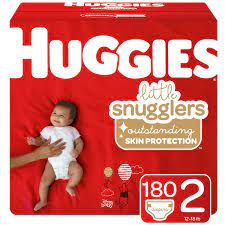 Little snugglers diapers, formerly gentle care and originally supreme, are designed for newborn infants, and available in step sizes of preemies, newborn, 1, 2, . Huggies Little Snugglers Baby Diapers Size 2 180 Ct Economy Plus Pack Walmart Com Walmart Com