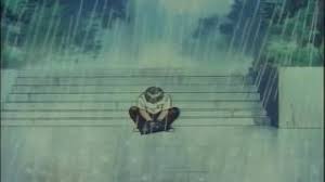Anime boy reference wearing hoodie and backpack drawings anime. Left Alone In The Rain Youtube