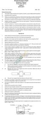 Cbse Board Exam Sample Papers Sa1 Class X Science Aglasem Schools