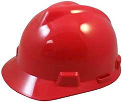 Msa V Gard Jumbo Large Size Cap Style Hard Hats W Fastrac Iii Suspensions And Handy Tote Bag Red Amazon Com