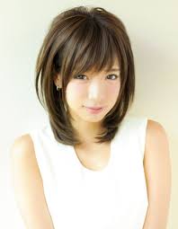 丸顔面長小顔ボリュームカットyr 407 ヘアカタログ髪型