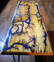 Lightning Coffee Table Etsy In 2020 Wood Resin Table Wood Table Design Diy Wood Signs