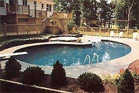 They came added some chemicals, but the pool was not ready in time. Inground Vinyl Lined Swimming Pools Md Foxxx Inground Pools Replacement Liners Automatic Cleaners Diving Boards