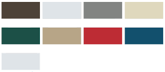 Steel Buildings Color Charts Thickness Choices