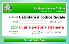 Per il calcolo procedi così: Calcolare Il Codice Fiscale Per Stranieri Procedura E Video