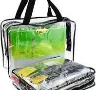 Wobe 5 Packs Clear Cosmetics Bag Make-up Bags Organizers, PVC Zippered  Toiletry Carry Pouch Portable Makeup Bag for Vacation Travel, Bathroom and  ...