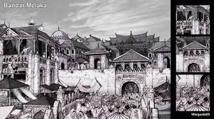 Barangkali alat kebesaran raja melayu yang paling dikenali antara semua, keris di adalah alat kebesaran negara yang utama dalam istiadat pertabalan. Kota Melaka Di Zaman Kesultanan Melayu Melaka Adalah Kota Yang Sangat Makmur Moden Dan Kaya Raya Diberitakan Adanya Lebuh Di Pasar Foto Lama Gambar Kota Kota