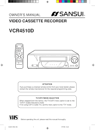 m4f1b video casette recorder user manual 4c83101b c 09