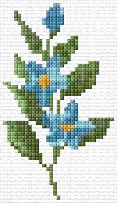 From letter samplers to flowers and birds, our range of free cross stitch and embroidery patterns will have you stitching in no time. Flowers 17 3117 Cross Stitch Patterns Flowers Simple Cross Stitch Cross Stitch Flowers