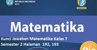 Kunci Jawaban Matematika Kelas 7 Semester 2 Halaman 192 193 Kosingkat