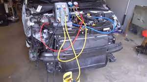 How To Recover R134a Refrigerant From A Car Youtube