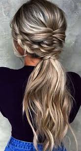 From pigtails to updos, let's take a once wed beings our braided journey with this charming, romantic side braid. Favorite Wedding Hairstyles Long Hair Ponytail With French Braids Weddinghairstyles Hair Makeup In 2018 Pinterest Hair Hair Styles And L Braids For Long Hair Long Hair Ponytail Bridesmaid Ponytail