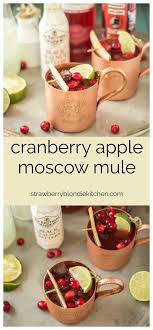 Serve This Cranberry Apple Moscow Mule At Your Parties This Season And You Ll Always Have A Full House C Apple Cranberry Cranberry Vodka Recipe Cranberry Beer
