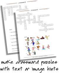 The free crossword maker is a puzzle maker to create your own crossword puzzles or one of the many created puzzles. Crossword Puzzle Maker Printable Crosswords With Images Or Text Hints Crossword Puzzles To Print For Kids Puzzle Maker Crossword Puzzle Maker Crossword