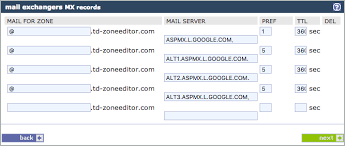Make a note of your google mx records. Zoneedit Set Up Mx Records Google Workspace Admin Help